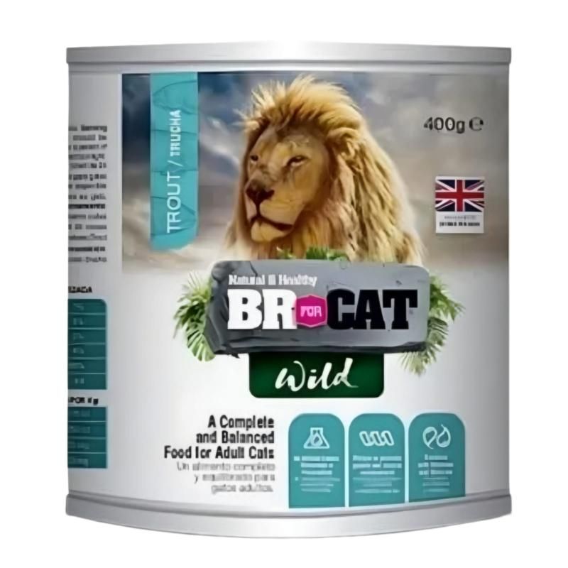 BR - Alimento Lata Br For Cat Trucha X 400g