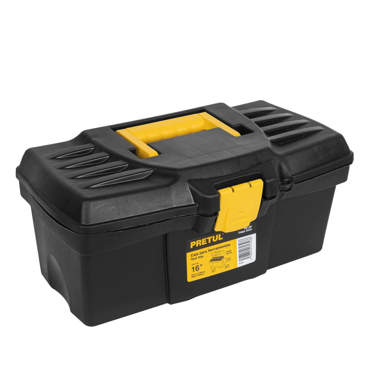 PRETUL - Caja De Herramientas 16 Pulgadas, Herramienta,carro Pretul