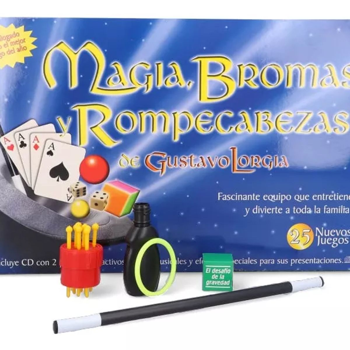 JUGANDO Y EDUCANDO - Juego Magia Bromas Y Rompecabezas Gustavo Lorgia 25 Trucos