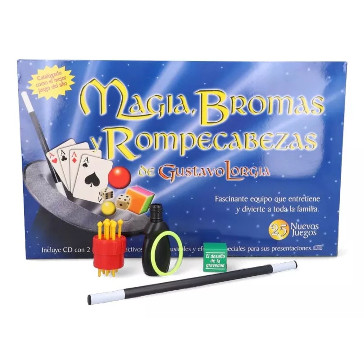 JUGANDO Y EDUCANDO - Juego Magia Bromas Y Rompecabezas Gustavo Lorgia 25 Trucos