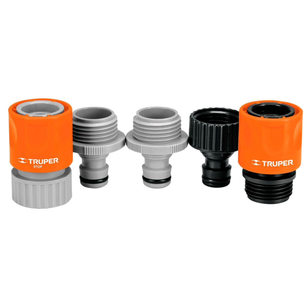 TRUPER - Manguera 20m 4 Capas + Gancho + Acoples Click