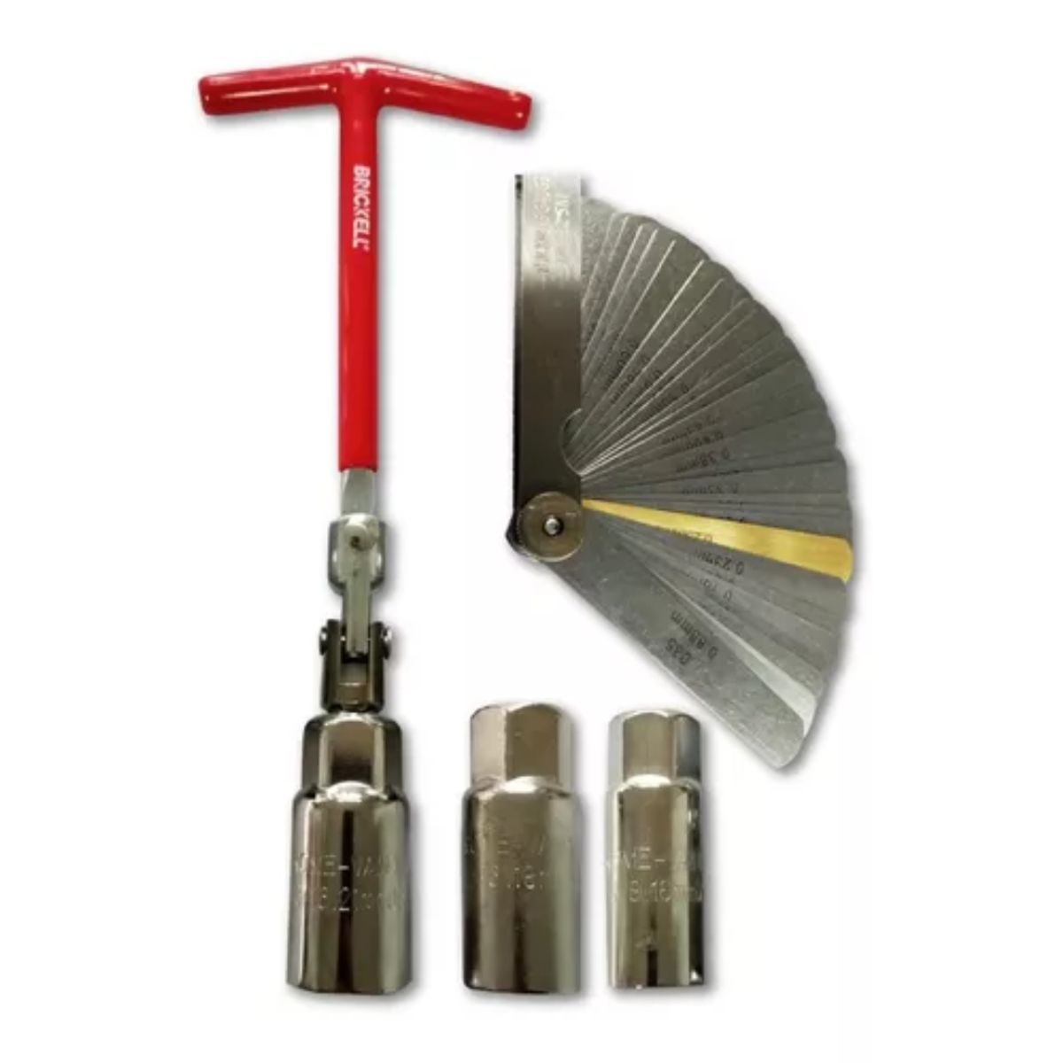 UYUSTOOLS - Llave Para Bujías 16-18-21 Mm + Calibrador Bujías 32 Hojas