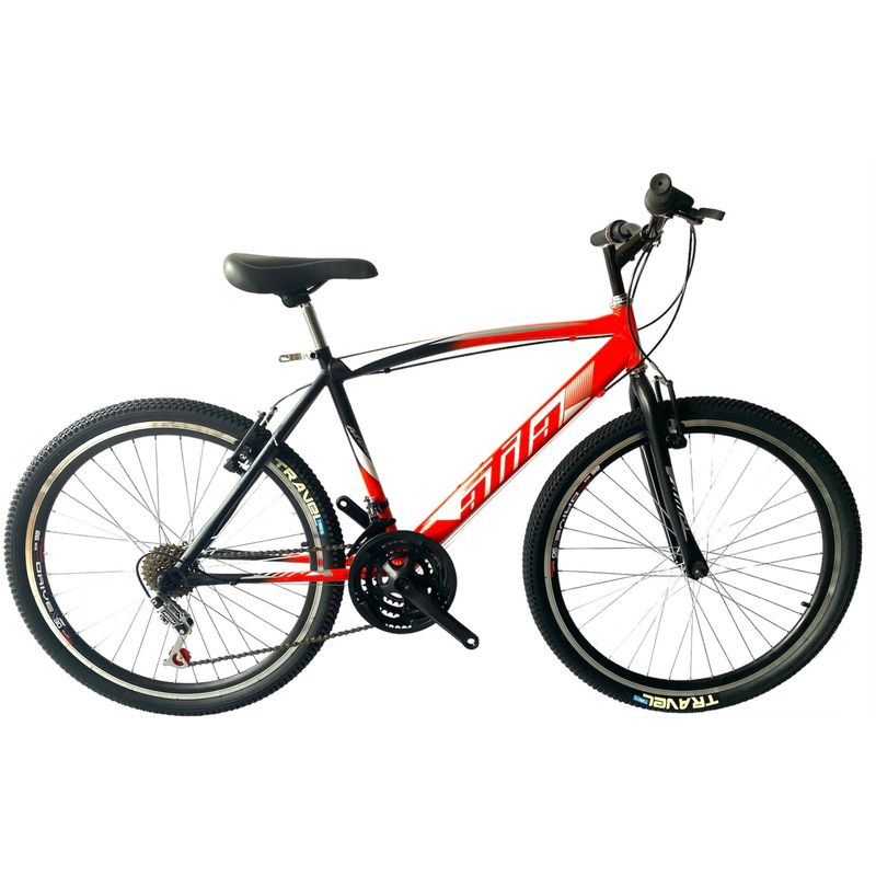 ATILA - Bicicleta MTB en Acero rin26 con 18 cambios  ArosD/P Naranja