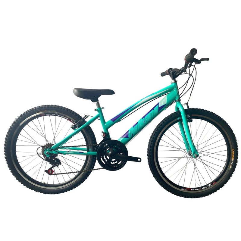 ATILA - Bicicleta MTB para Niña rin 24 con 18 cambios Menta
