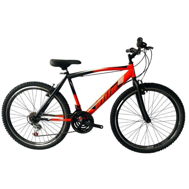 ATILA - Bicicleta MTB en Acero rin26 con 18 cambios  ArosD/P Naranja