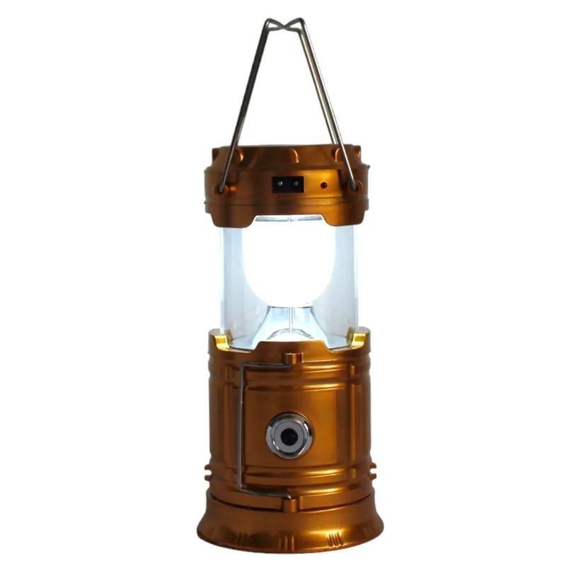 GENERICO - Linterna De Camping Recargable LED Y Asa Portatil