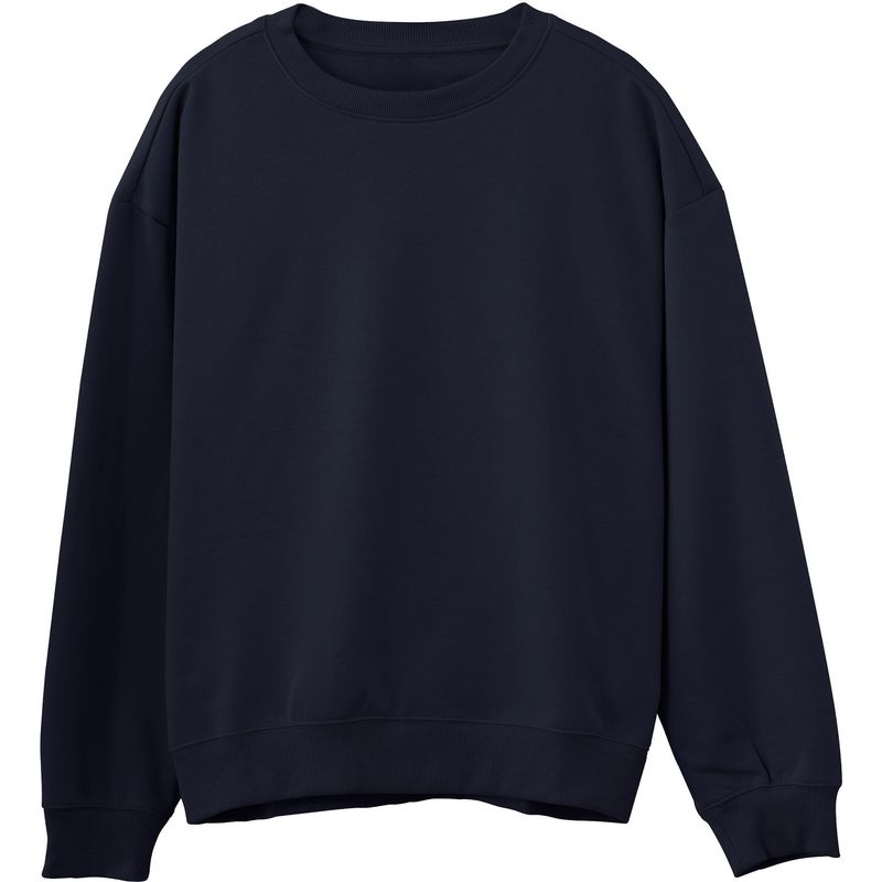 SEVEN ONE - Hoodie Cuello Redondo Algodon Perchado 280Gr  Seven One- Dama