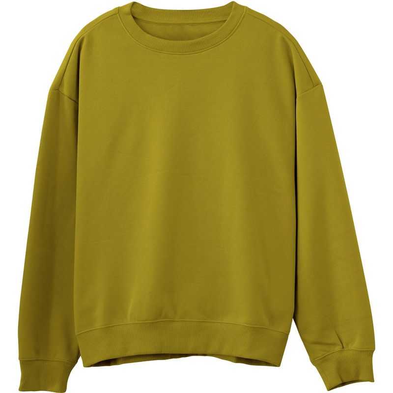 SEVEN ONE - Hoodie Cuello Redondo Algodon Perchado 280Gr  Seven One- Dama