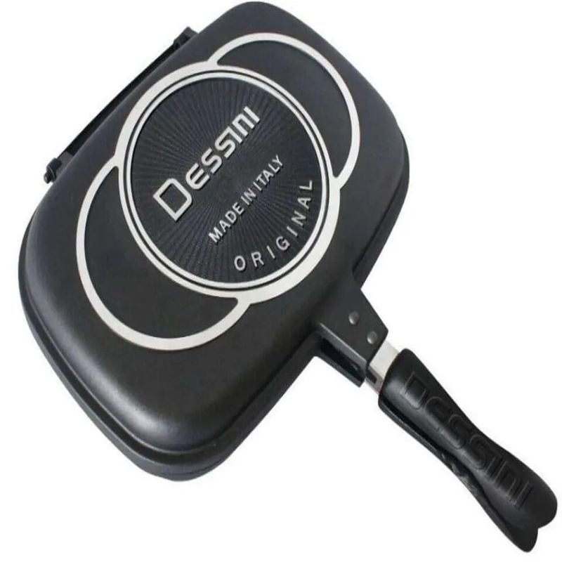 DESSINI - Sartén Doble Parrilla Dessini Dual Grill Antiadherente 40Cm