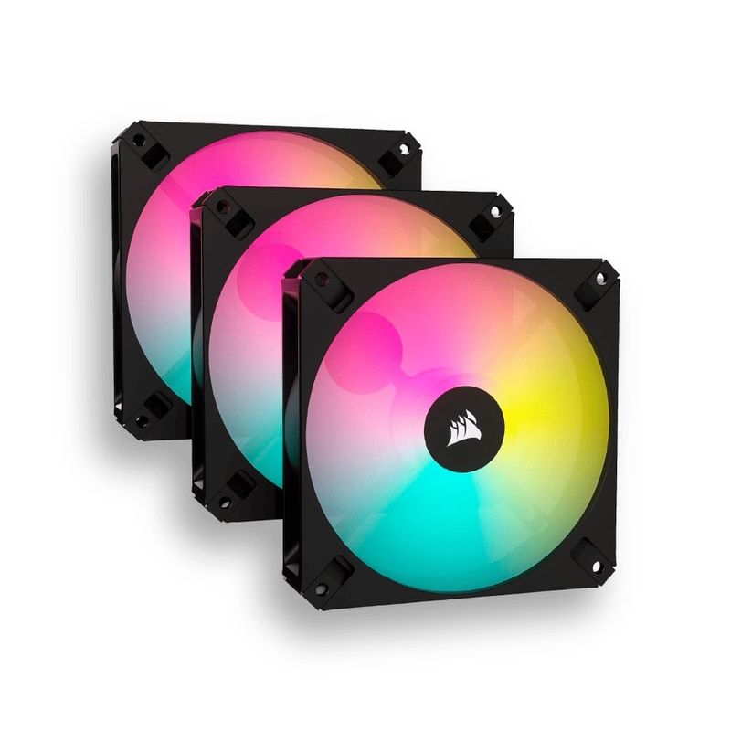 CORSAIR - Kitx3 Ventiladores Corsair ar120 rgb