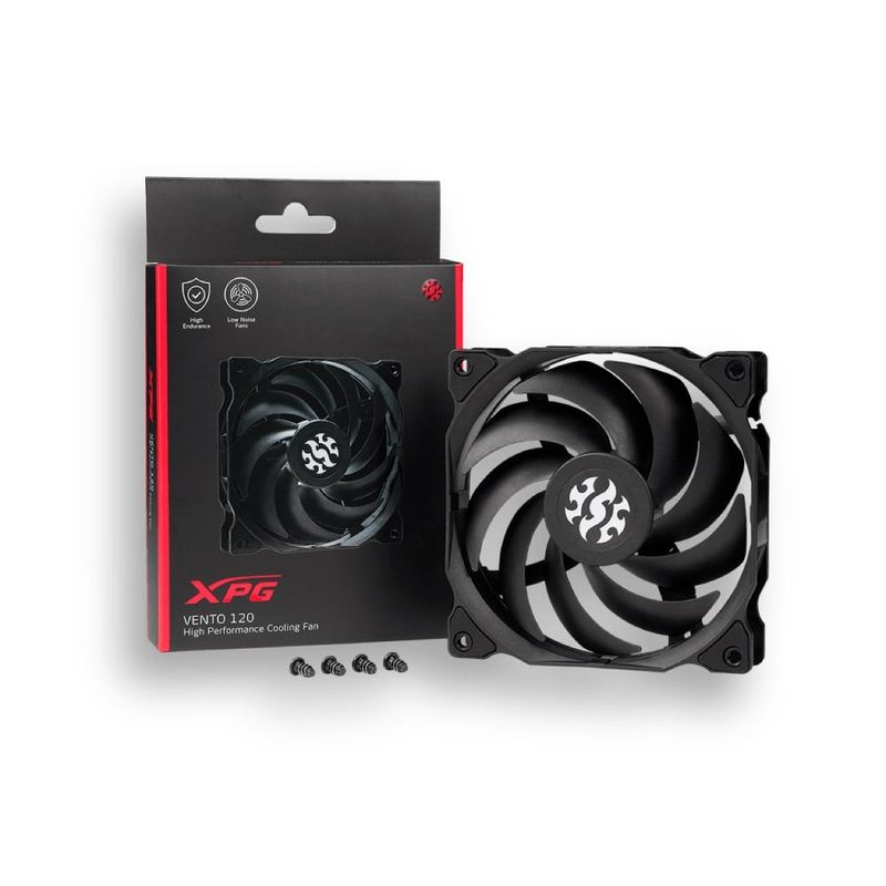 XPG - Ventilador XPG Vento 120 Negro no rgb