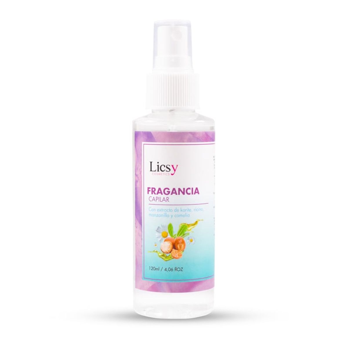 LICSY - Fragancia Capilar con Karité Ricino y Manzanilla 120ml
