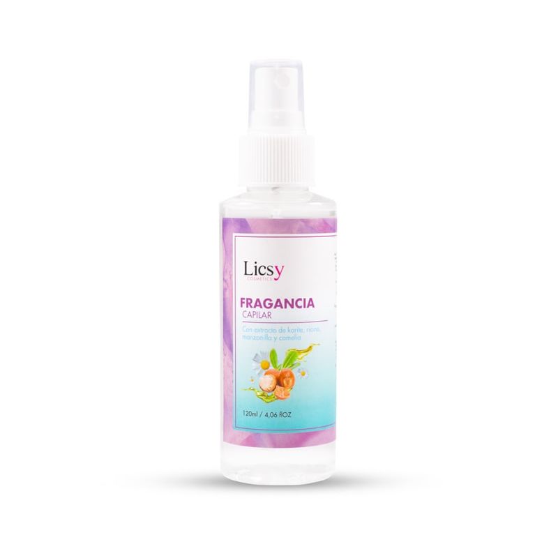 LICSY - Fragancia Capilar con Karité Ricino y Manzanilla 120ml