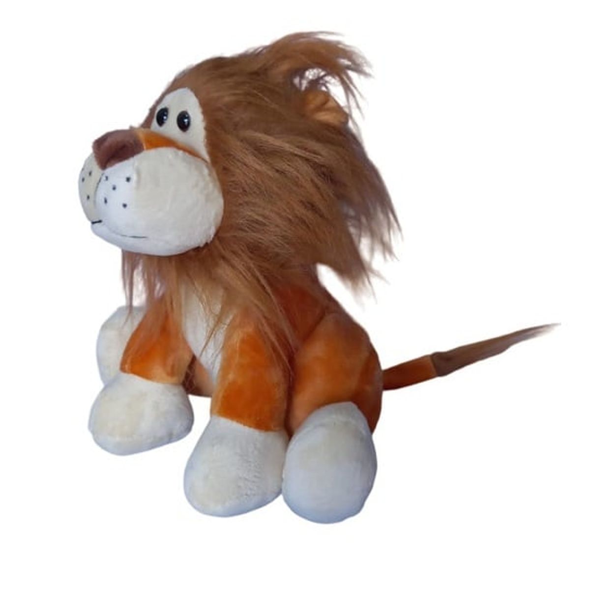 NACIONAL - Peluche León Selva 20cm Alto Pelo Liso Juguete Regalo