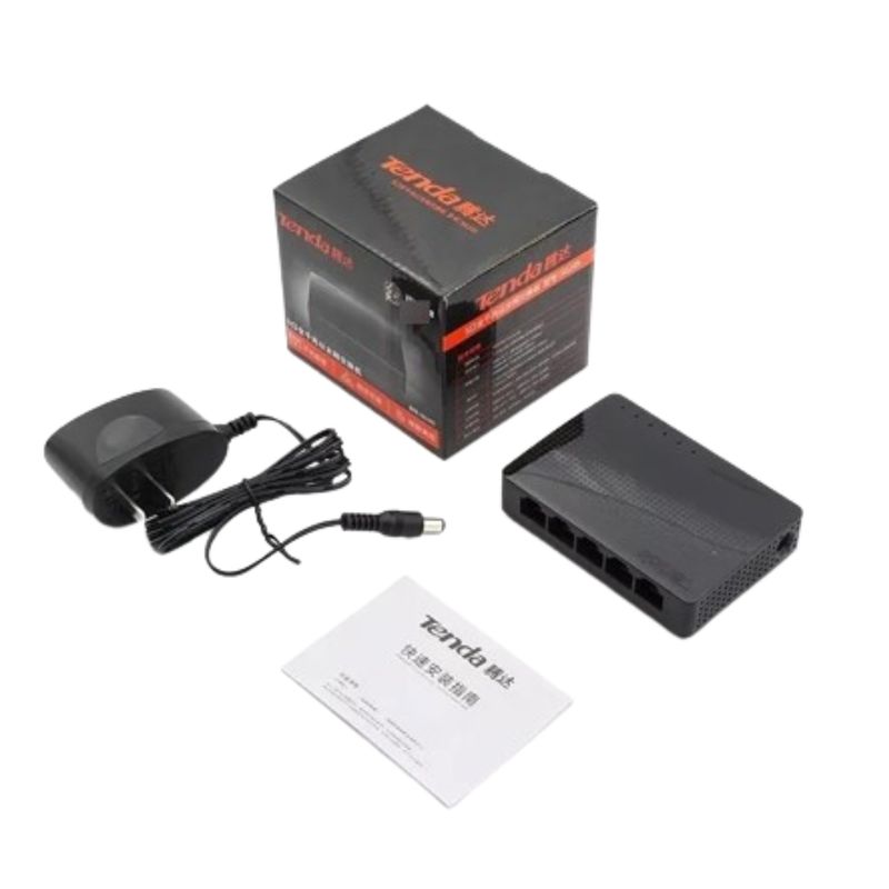 TENDA - Switch Tenda 5 Puertos Gigabit Escritorio Sg105 10/100/1000m