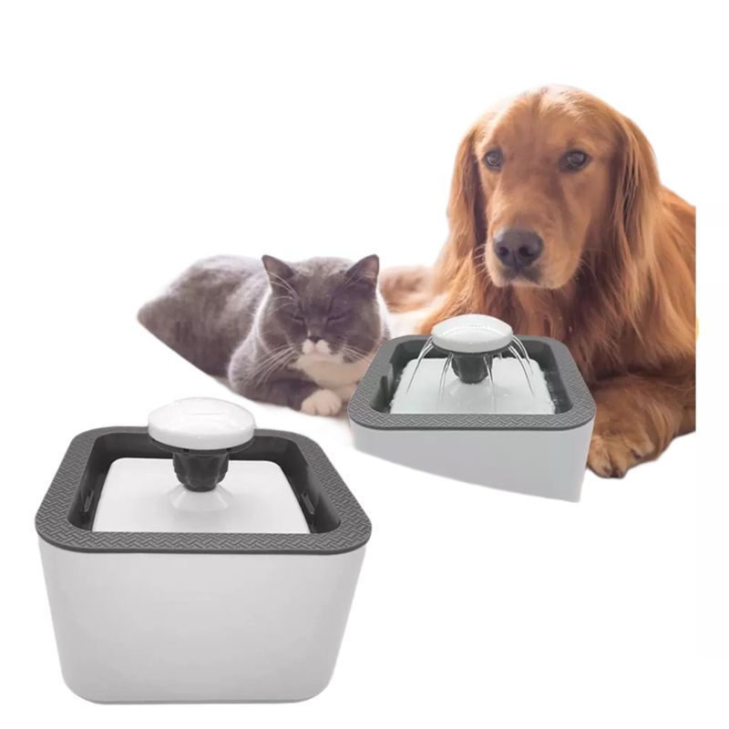 GENERICO - Bebedero Eléctrico para Perros y Gatos - Fuente de Agua