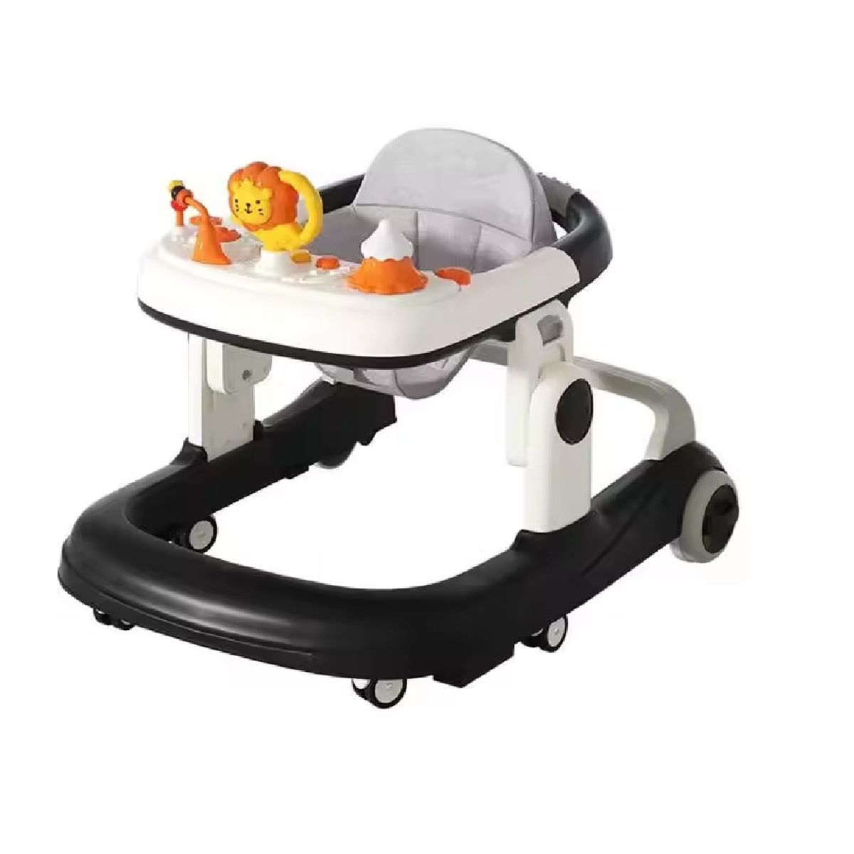 KIDSHOP - Caminador Llantas Silicona Musical Con Luces K229-3 Negro