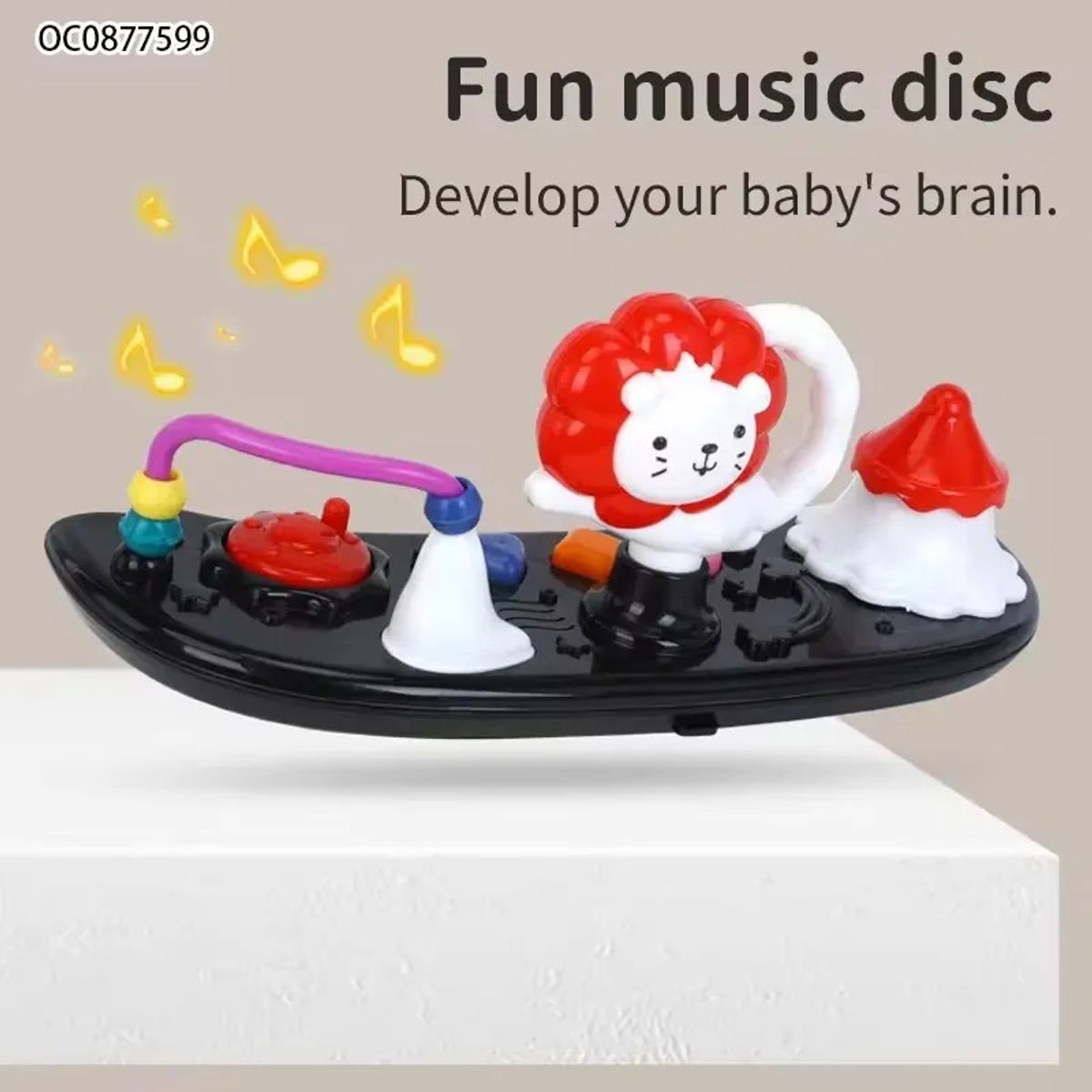 KIDSHOP - Caminador Llantas Silicona Musical Con Luces K229-3 Negro