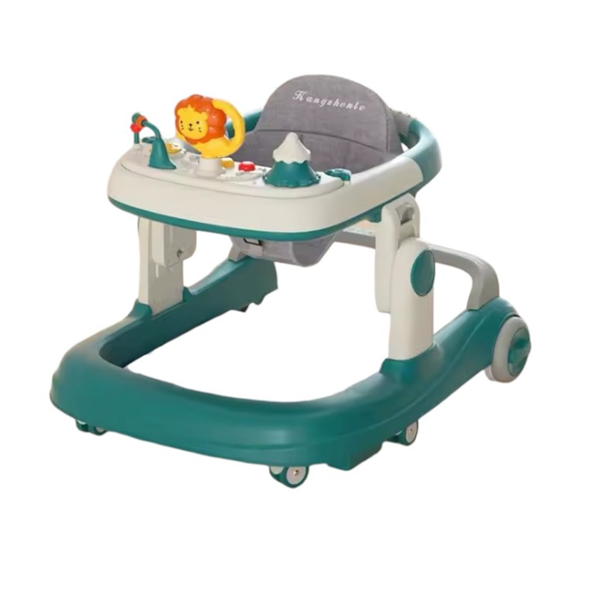 KIDSHOP - Caminador Andadera Llanta Silicona Musical Luces K2293 Verde