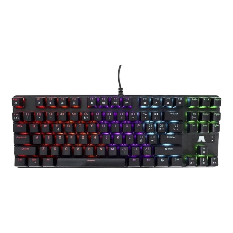 ZER - TECLADO USB MECANICO GAMER PREMIUM SWITCH AZUL - TECLAS ALUMBRAN