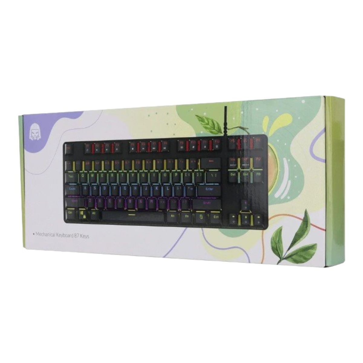 ZER - TECLADO USB MECANICO GAMER PREMIUM SWITCH AZUL - TECLAS ALUMBRAN