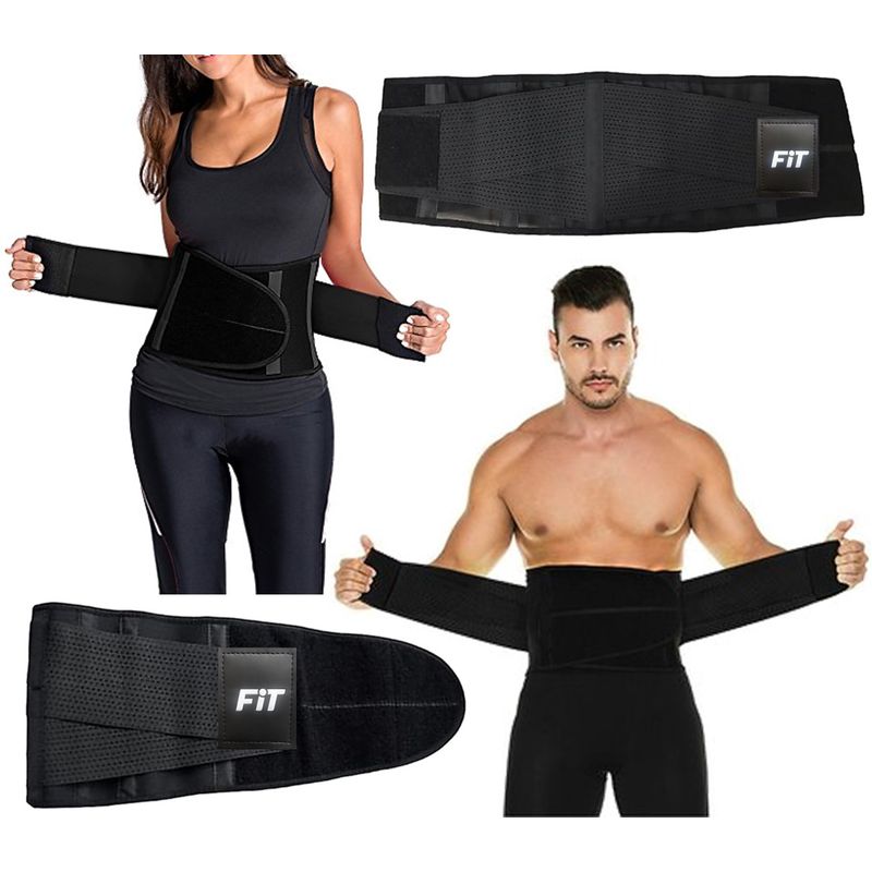 SPORT FITNESS - Faja Cinturilla Sport Fitness Doble Ajuste Moldeadora Gym