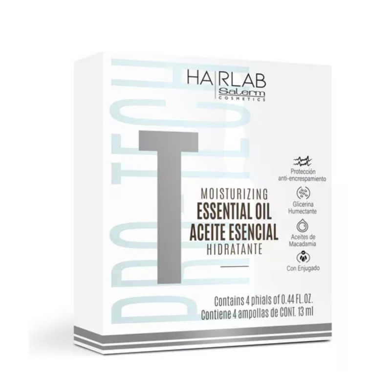 SALERM - Ampollas Salerm Essential Oil Hidratante 4 Unidades