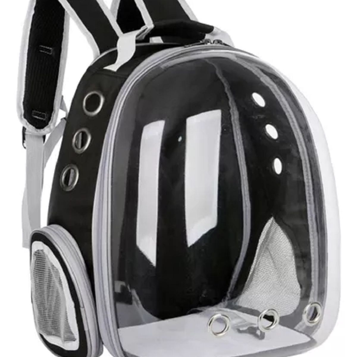 GENERICO - Bolso Para Llevar Perro O Gato En Moto - Negro