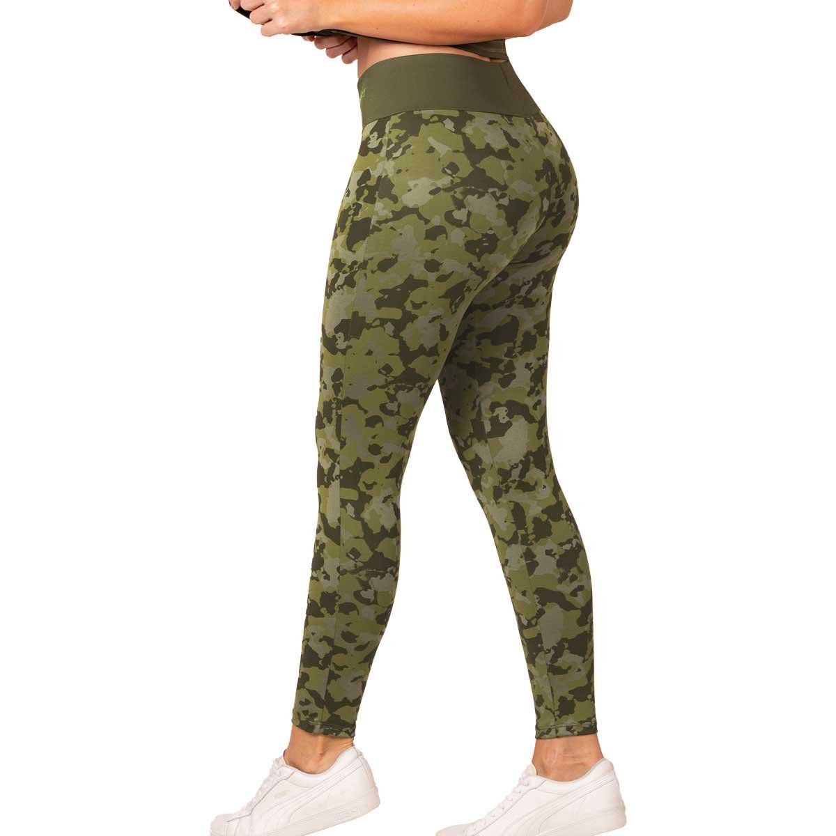 HABY - Leggins Deportivo Estampado Para Mujer Haby_..