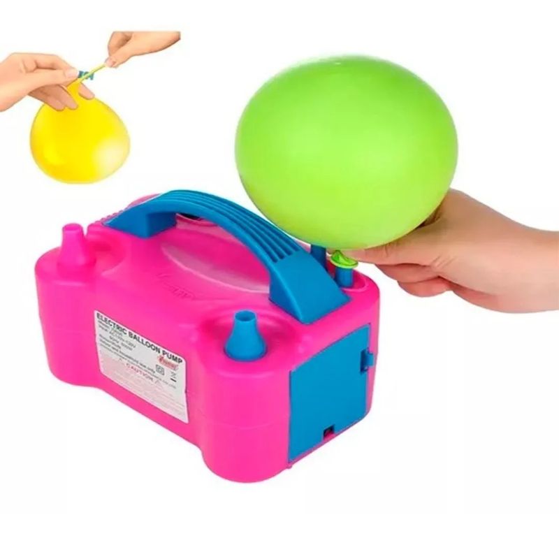 GENERICO - Inflador Eléctrico de Globos con Doble Boquilla - 600W