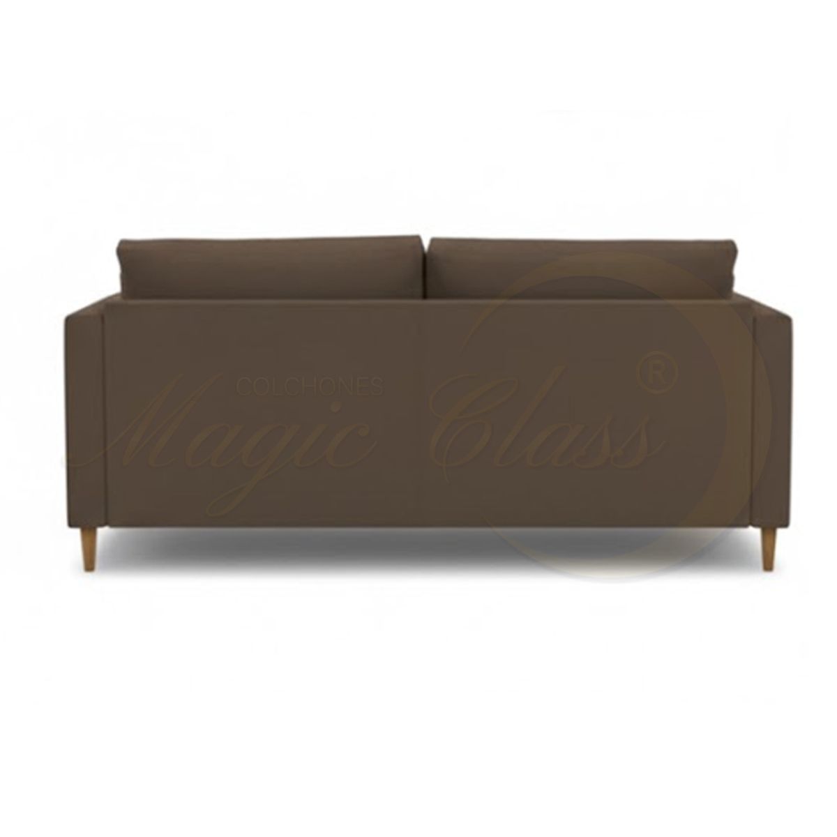 MAGIC CLASS - SOFÁ MODERNO DALLAS ECOCUERO CAFÉ