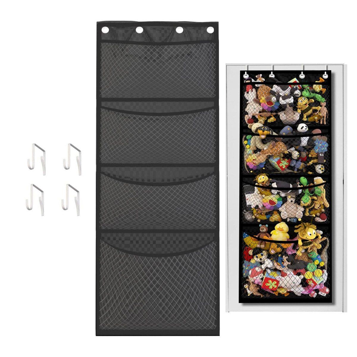 GENERICO - Malla Organizador Puerta Almacenamiento Peluches Pañales