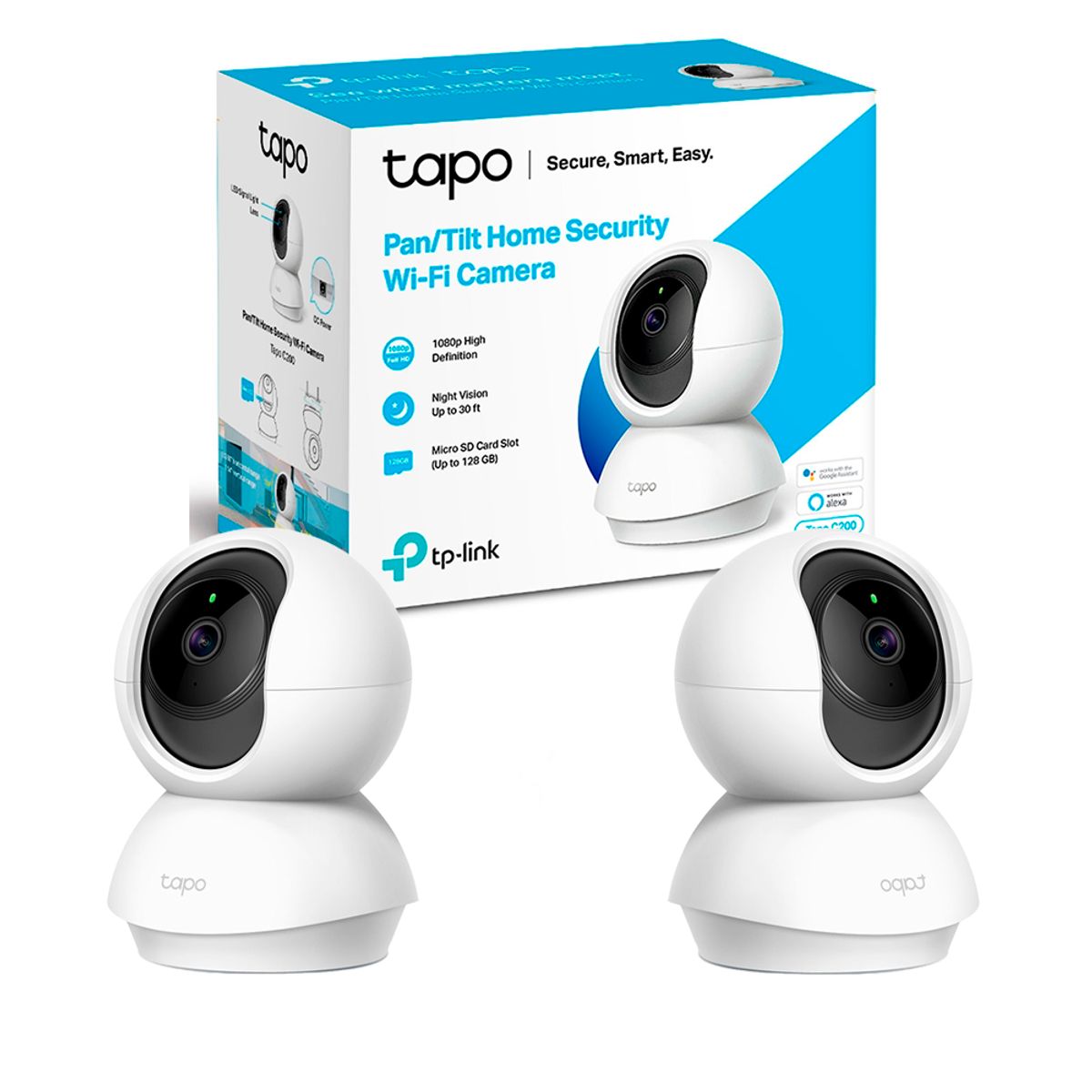 TP LINK - Tp-link Tapo C200 Cámara De Seguridad Wifi Fhd X2 Unidades