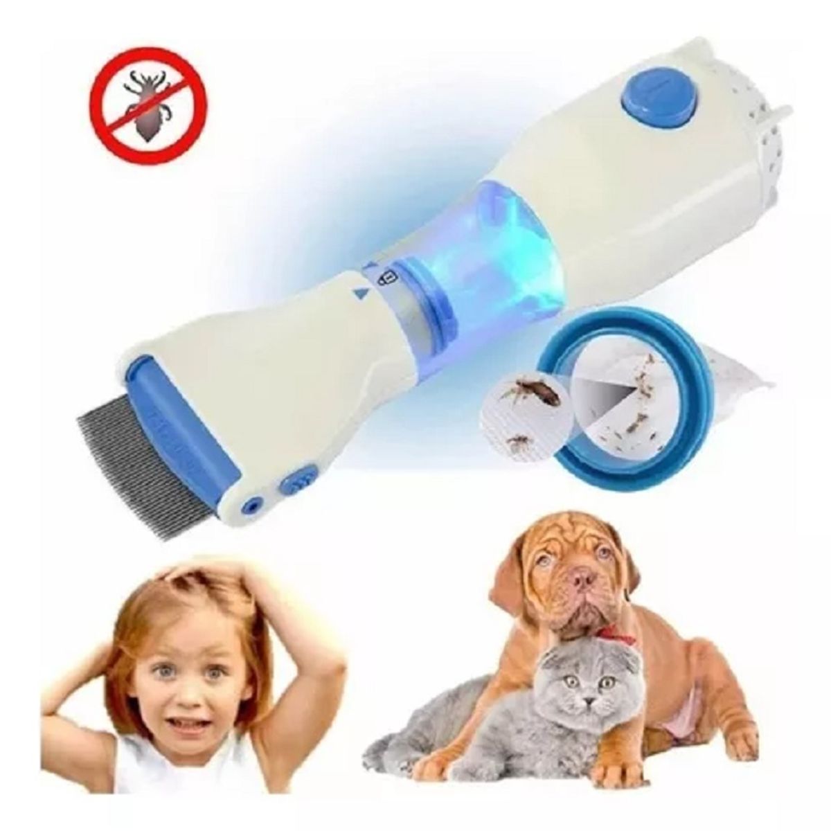 GENERICO - Aspirador De Piojos Y Nit Para Perros