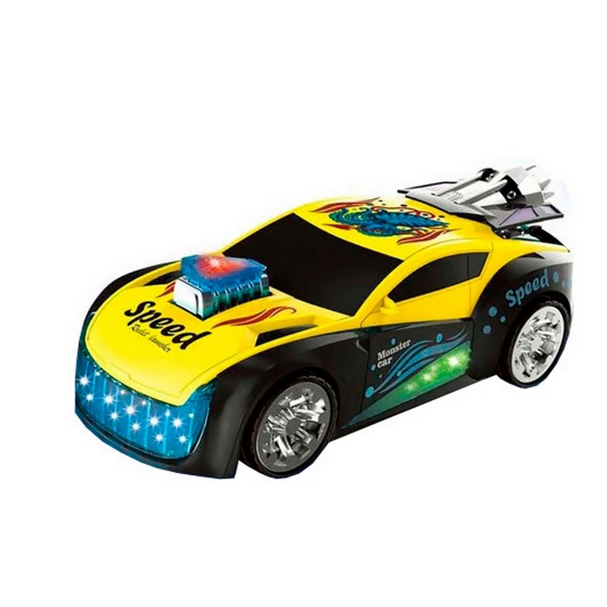 GENERICO - Carro Deportivo De Carreras Luces Sonido Movimiento