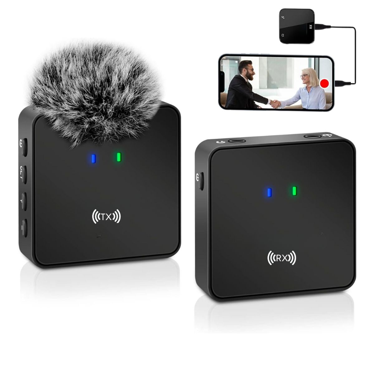 GENERICO - Micrófono De Solapa Para Celular Con Cancelación De Ruido