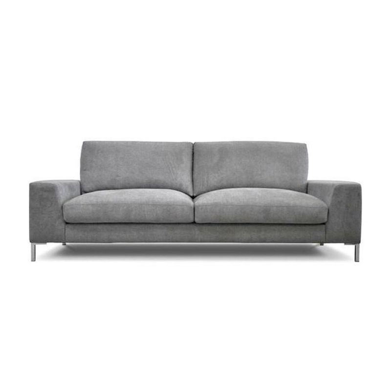 MAGIC CLASS - SOFÁ MODERNO COOPER ECOCUERO GRIS