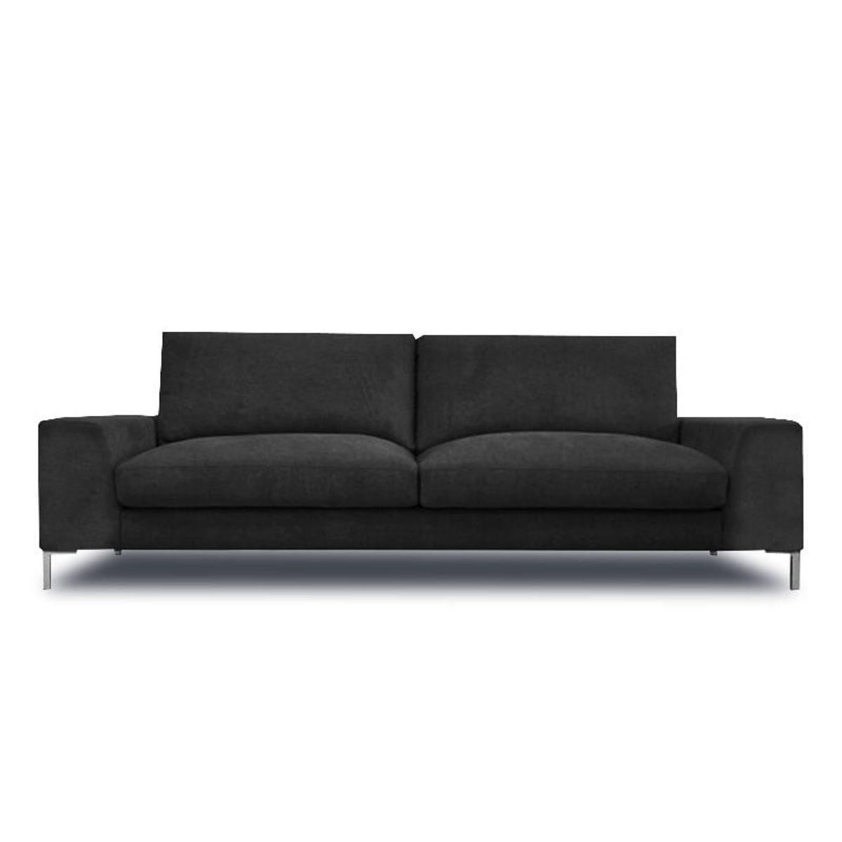 MAGIC CLASS - SOFÁ MODERNO COOPER MICROFIBRA NEGRO