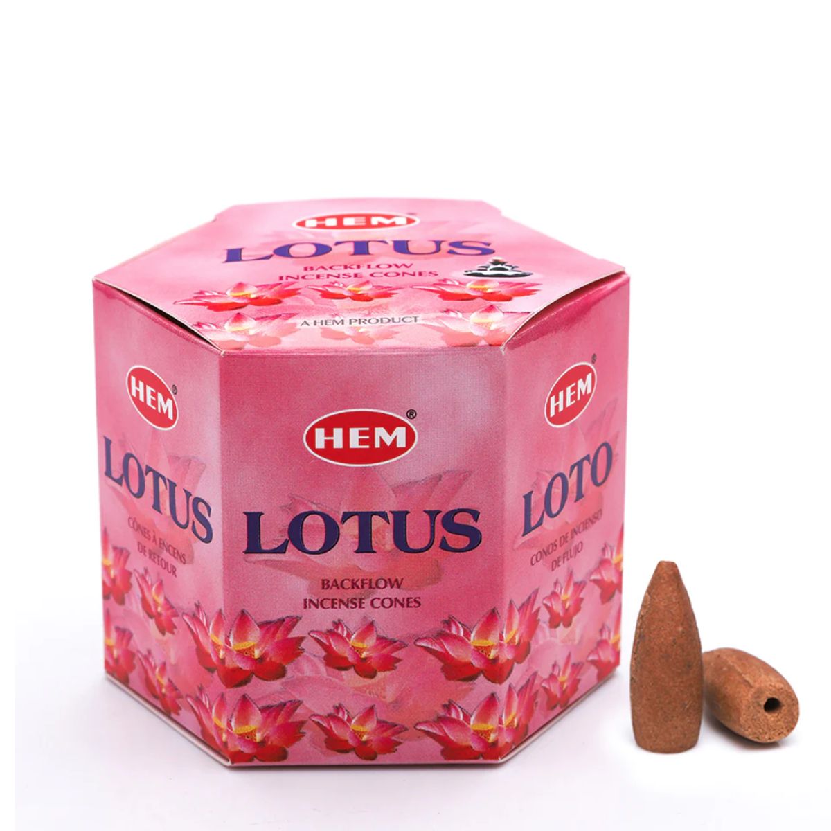 HEM - Incienso Hem Cono De Reflujo Backflow X40uni LOTUS