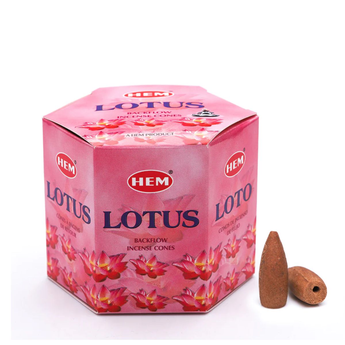 HEM - Incienso Hem Cono De Reflujo Backflow X40uni LOTUS