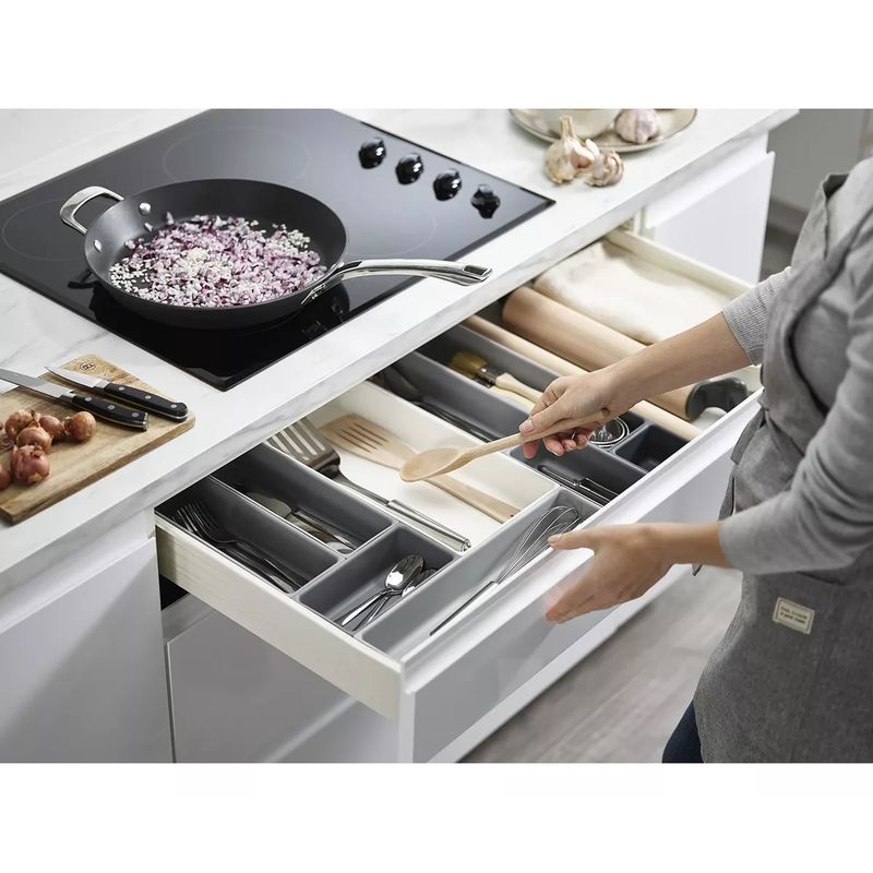 GENERICO - Organizador De Cubiertos Modular 10pz Plastico