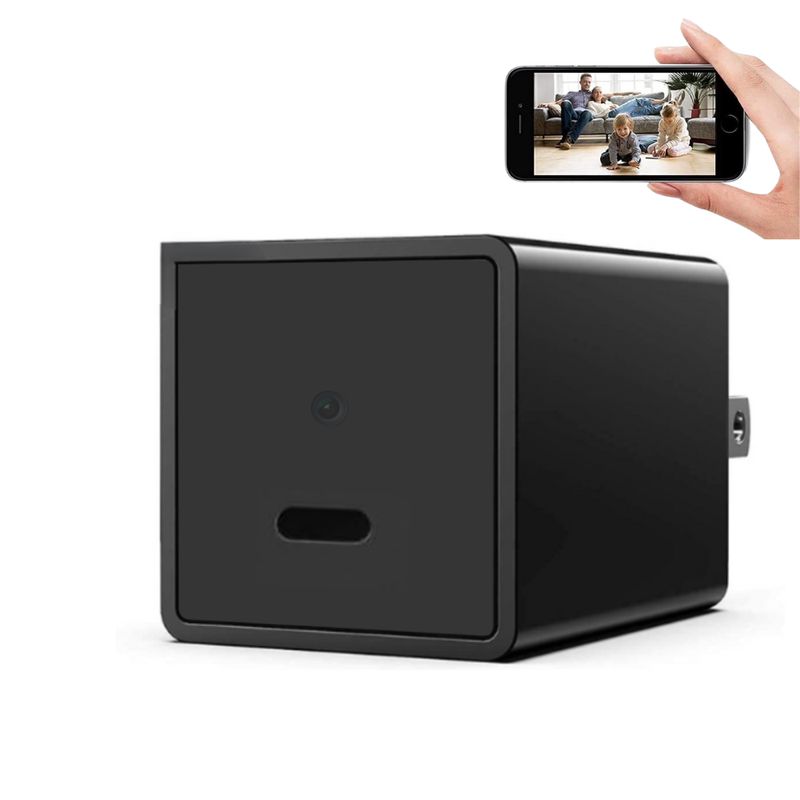 GENERICO - Cargador Tipo C Con Cámara Espía Wifi Video Graba Con Audio