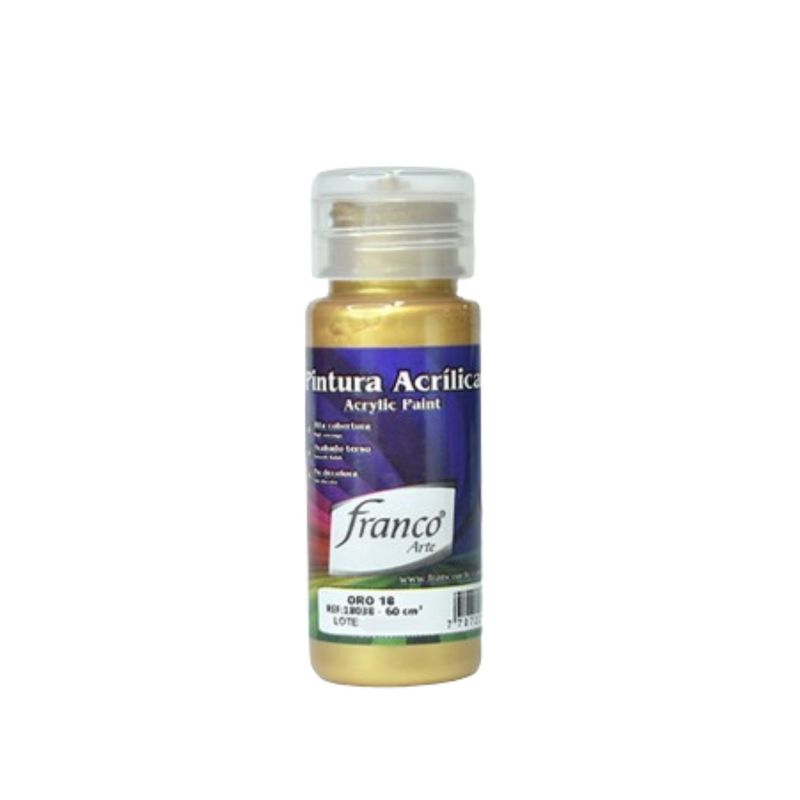 FRANCO ARTE - Pintura Al Frio Oro 18 Franco Arte