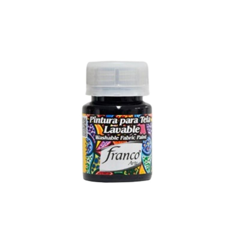 FRANCO ARTE - Pintura Acrilica Para Tela Negro 30 Cm3 Franco Arte