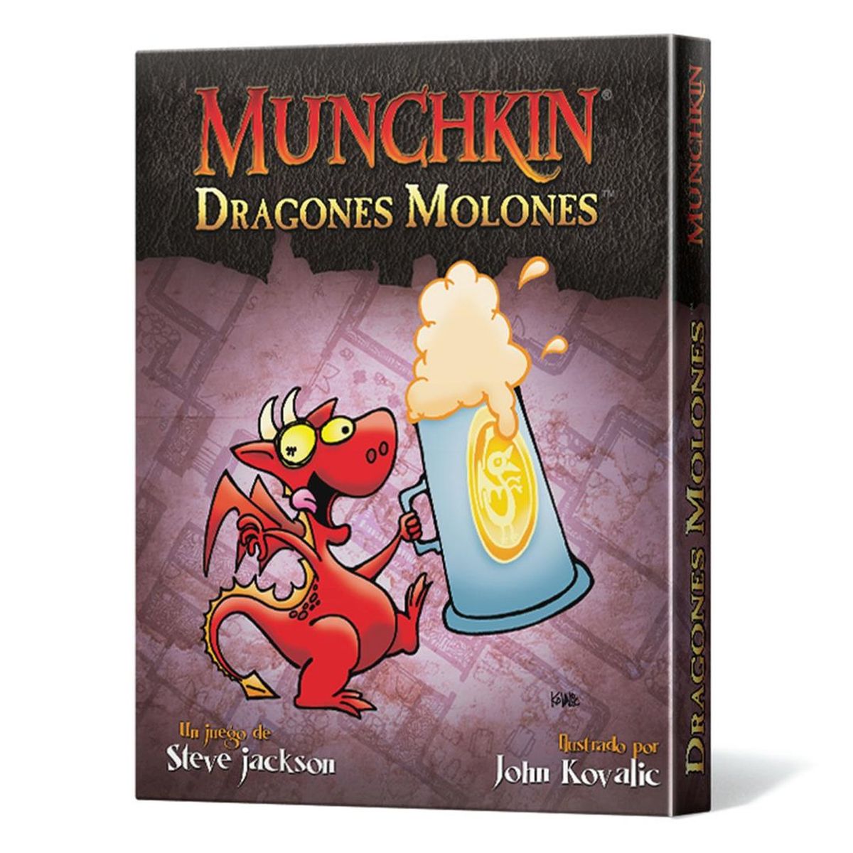 ASMODEE - Munchkin Dragones Molones Expansión Español