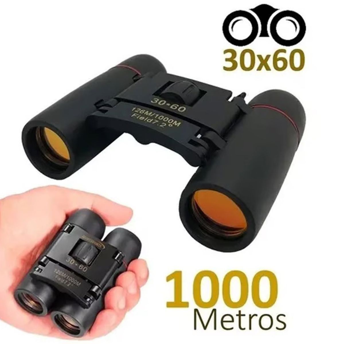 ONE PIXEL - Binoculares Militares 30x60 Estuche - Alcance 1000x10000 Portable