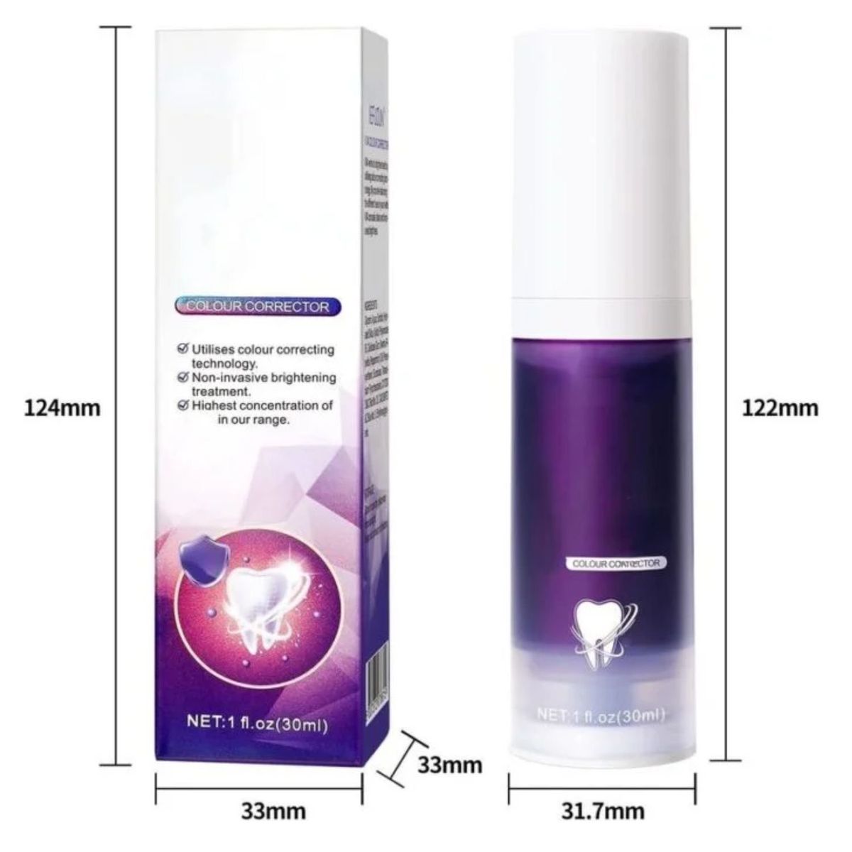 GENERICO - Blanqueador Dental Kit Crema Dental