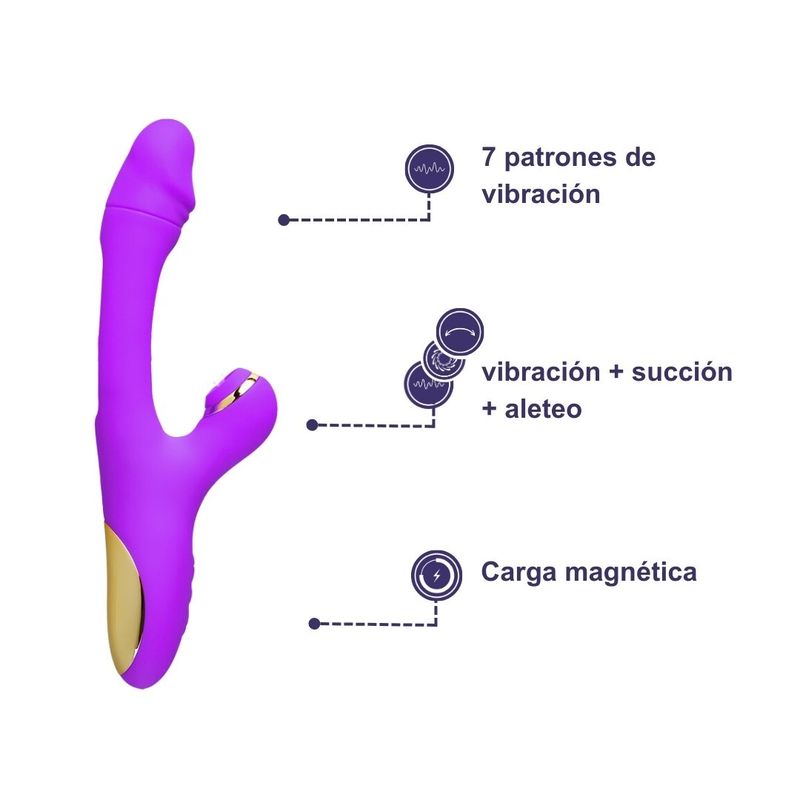 LUST - Vibrador succionador recargable