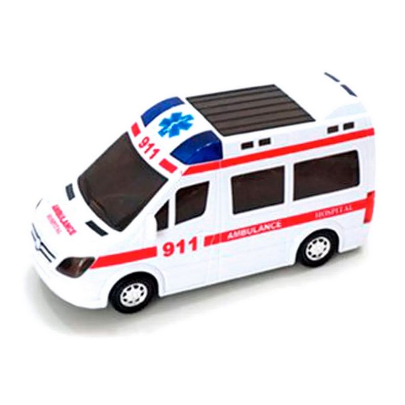 GENERICO - Ambulancia Luces Sonido Movimiento Juguete
