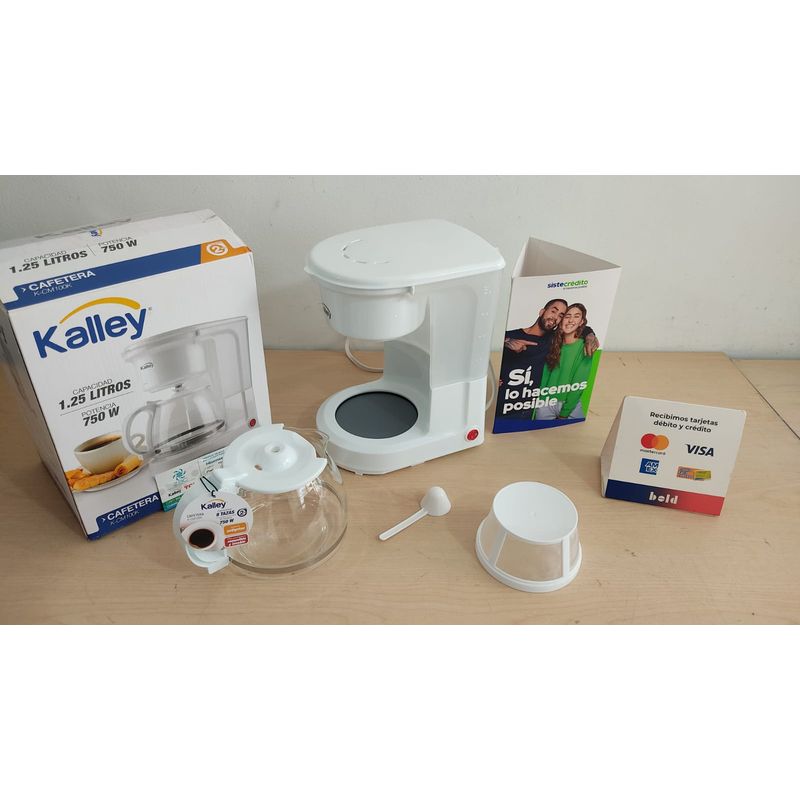 KALLEY - CAFETERA KALLEY 8 TAZAS K-CM BLANCA